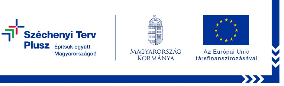 Széchenyi Terv Plusz – Magyarország Kormánya – Az Európai Unió társfinanszírozásával